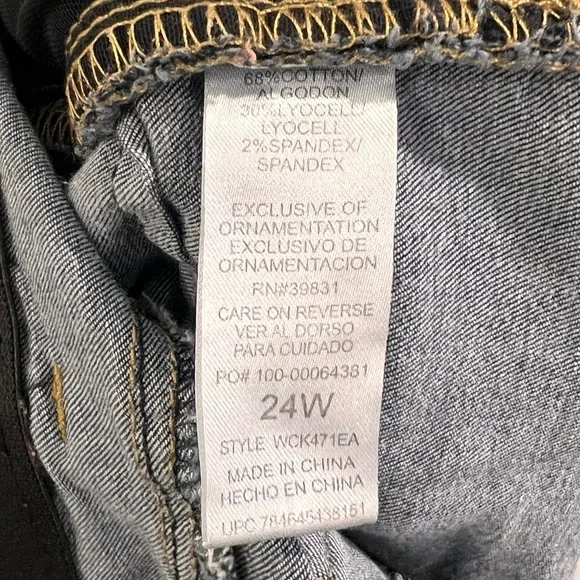 DEMOCRACY AbSolution Jean Shorts Size 24W - Picture 6 of 8